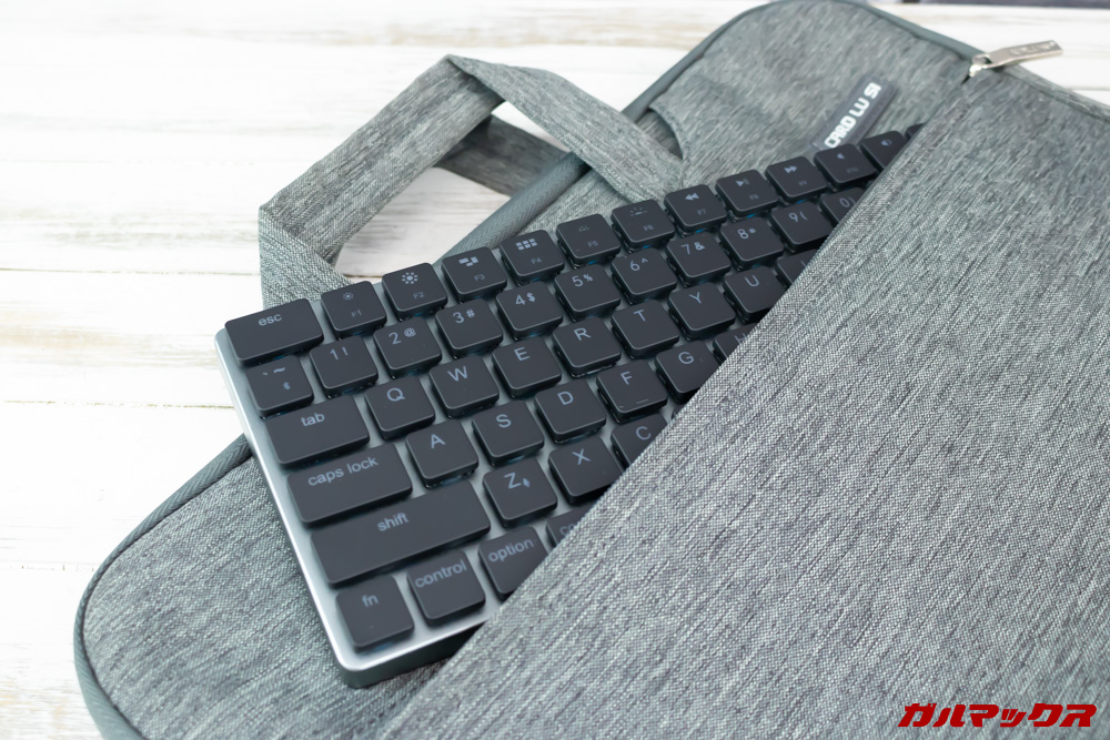 Taptekはコンパクトなので持ち運びも楽ちん。