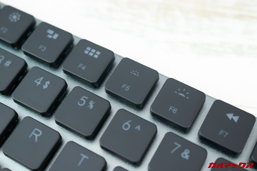 Taptekはバックライトの明るさも調整可能です。