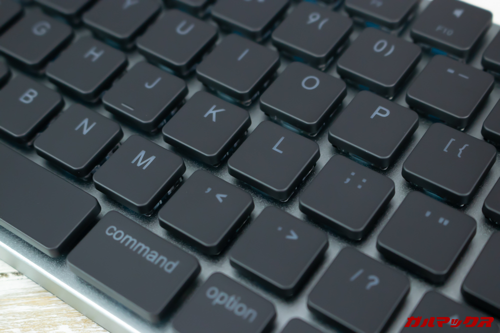 TaptekはUS配列となっています。