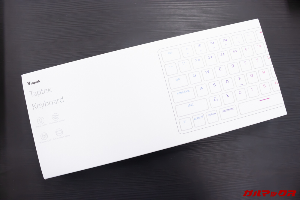 Taptekの外箱は完成してます。