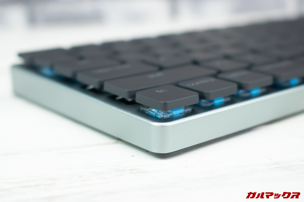 Taptekはオリジナルの青軸を採用しています。