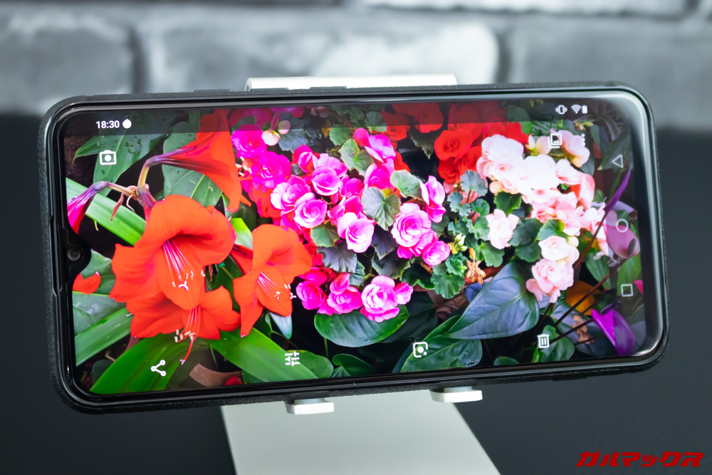 UMIDIGI S3 Proの発色は中々良い。