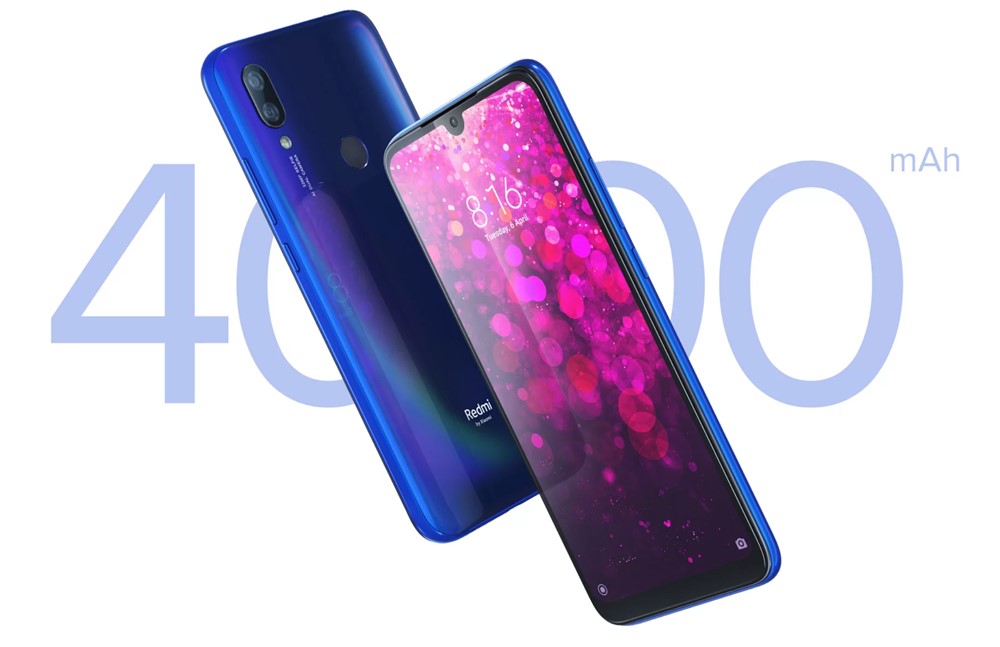 Xiaomi Redmi Y3のバッテリー容量は4000mAhで大容量