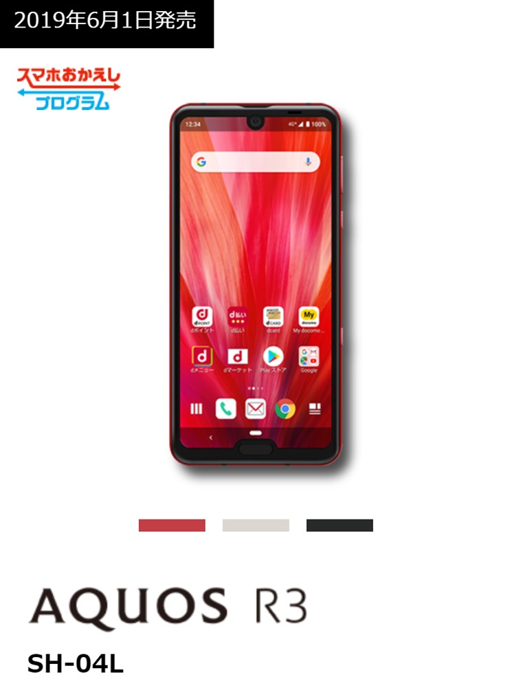 SHARP AQUOS R3 SH-04L