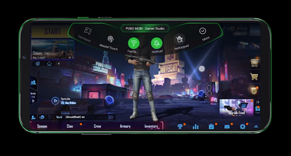 Black Shark 2は自分好みのゲームセッティングを行うGame Dockを搭載