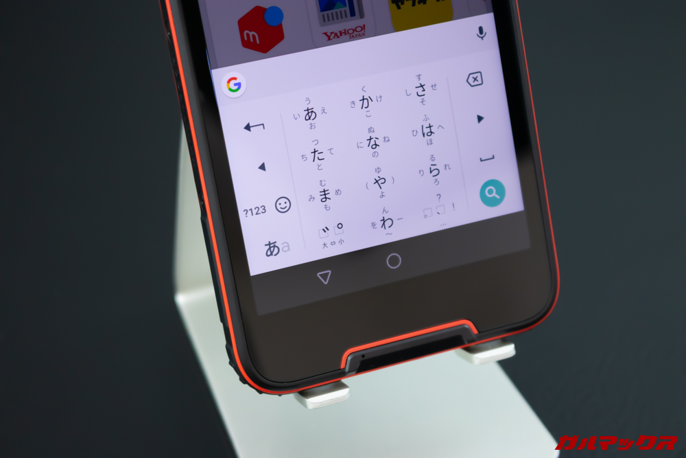 CUBOT Questはキーボードも日本語に対応しています。