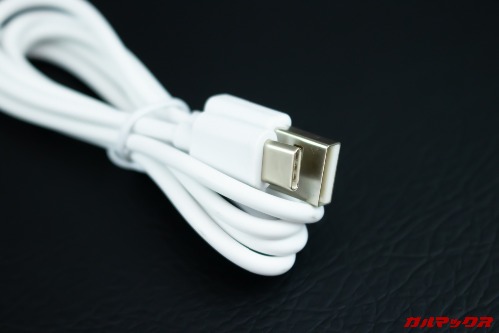 CUBOT Questに付属のUSB Type-Cケーブルは端子先端が汎用規格なので代替品を簡単に購入できます。