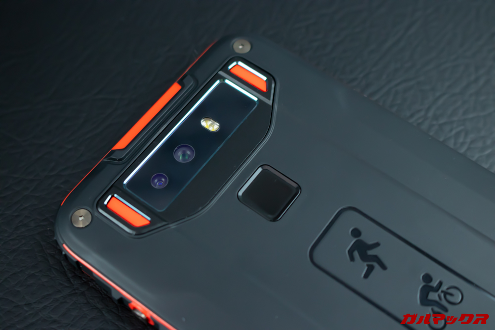 CUBOT Questの背面にはデュアルカメラと指紋認証センサーを搭載