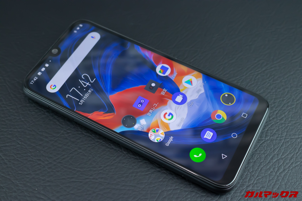 Elephone A6 miniのディスプレイはノッチ付き