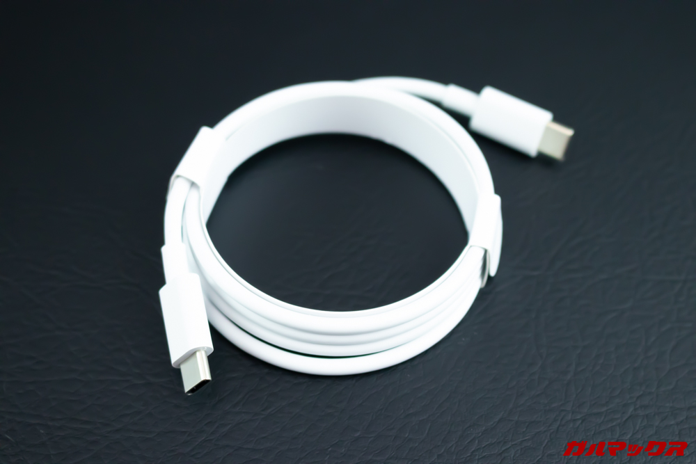 Google Pixel 3a/3a XLの付属ケーブルは両端の先端がUSB Type-Cとなっています。