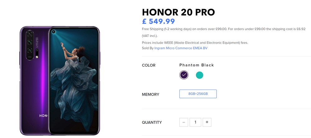 Honor 20 Pro