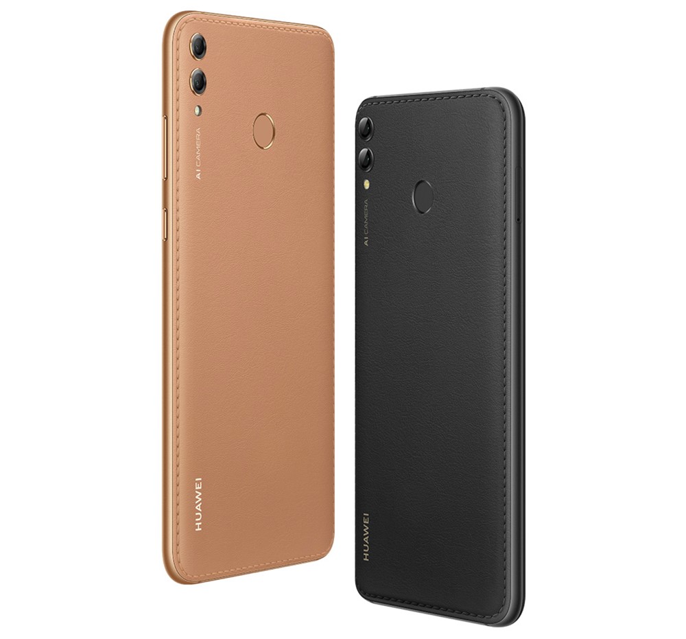 Huawei Y Maxの背面はレザー調