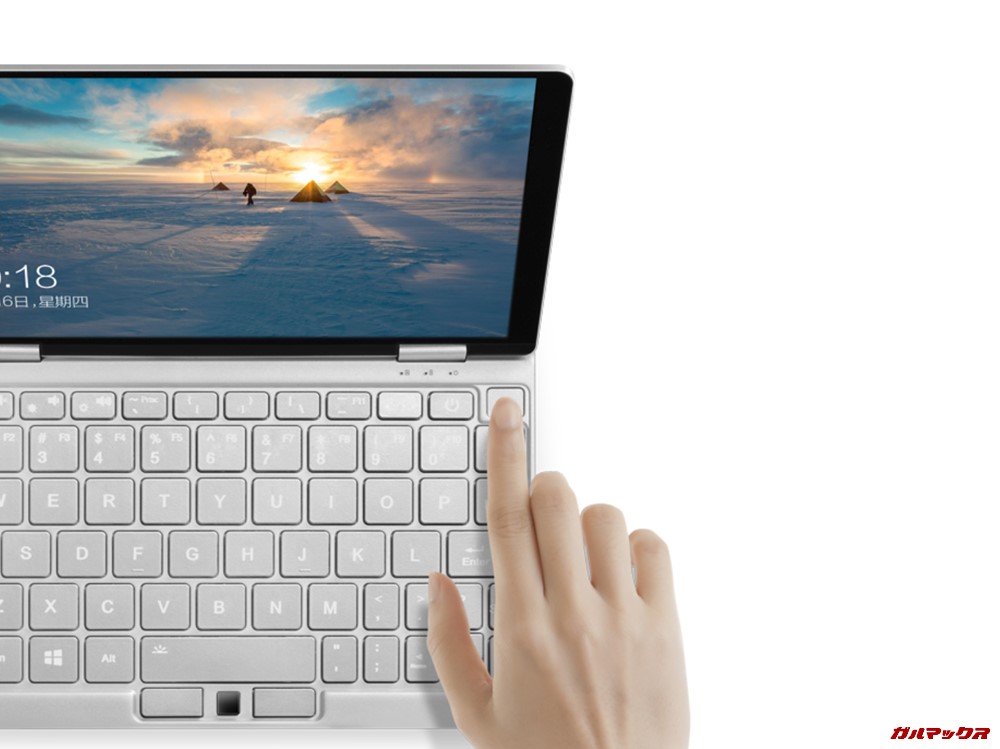 One Mix 3は便利な指紋センサーを搭載！