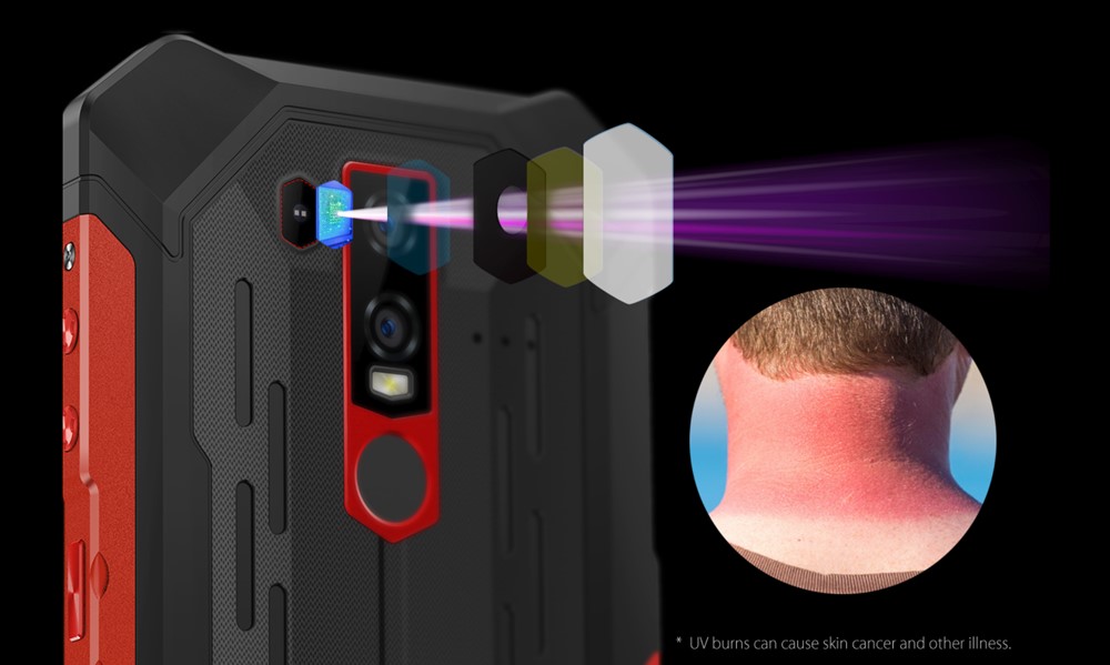 Ulefone Armor 6Eは紫外線センサーを搭載しています。