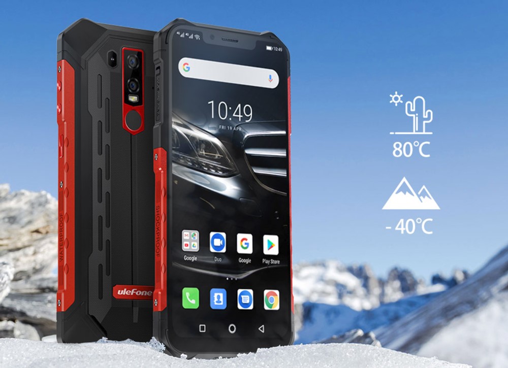 Ulefone Armor 6Eは防寒・防熱仕様