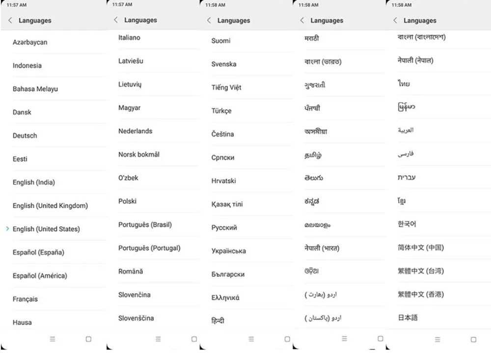 Xiaomi Mi Playのグローバルモデルは日本語対応です。