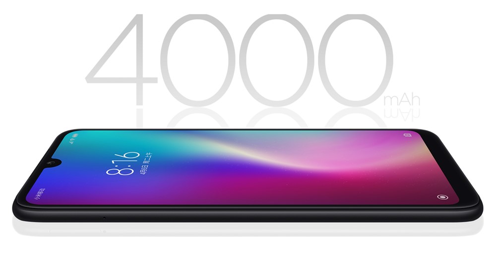 Xiaomi Redmi 7は4000mAhバッテリーを搭載