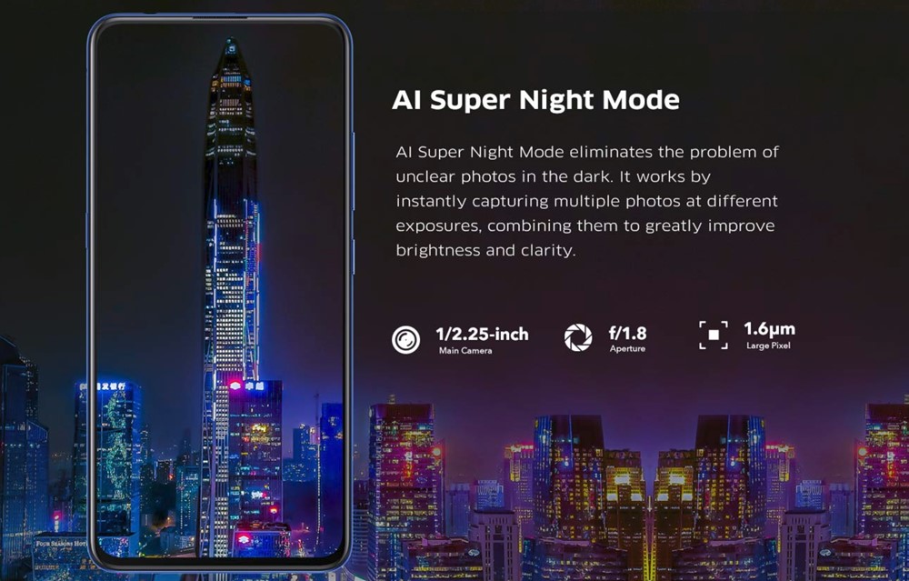 vivo V15 Proは夜景シーンに強いです。