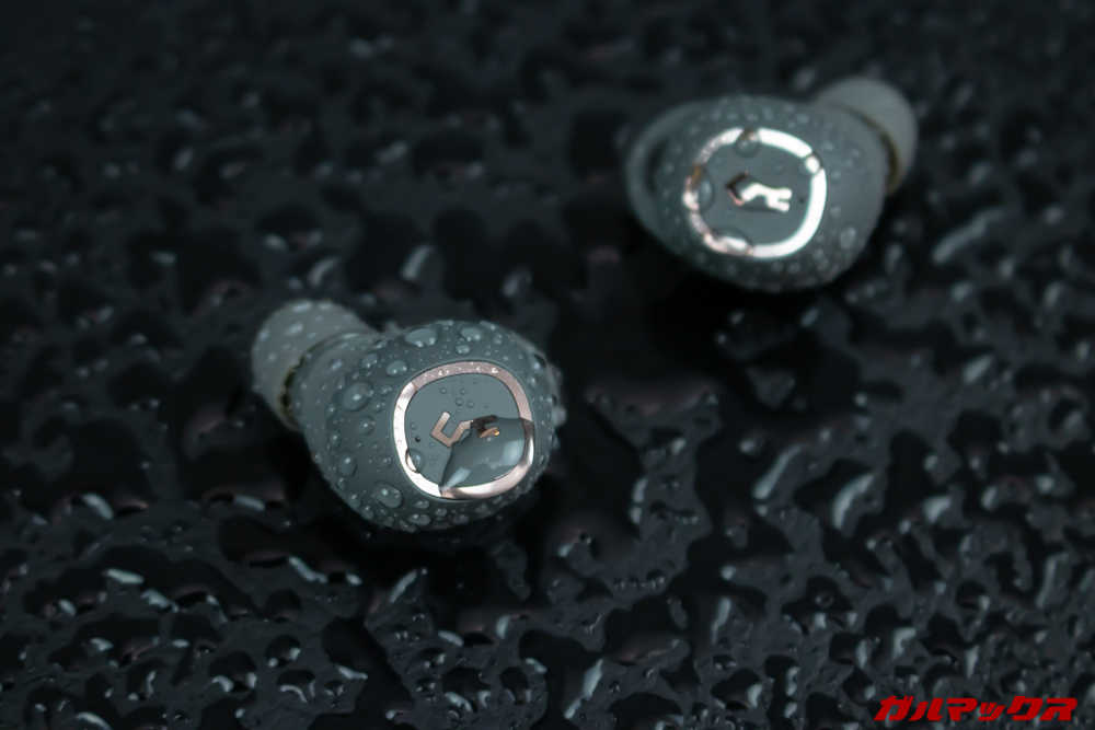 AUKEY Key Series EP-T10はIPX5の防水仕様なので汗や雨でも問題なし。