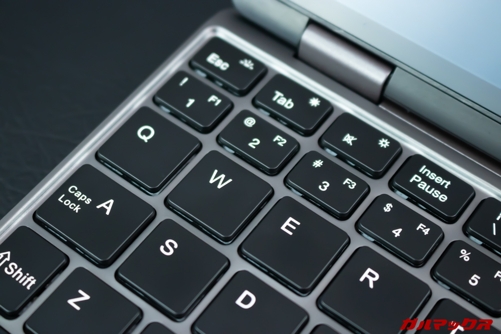 MiniBookのUS配列は半角/全角切り替えのボタンが無い