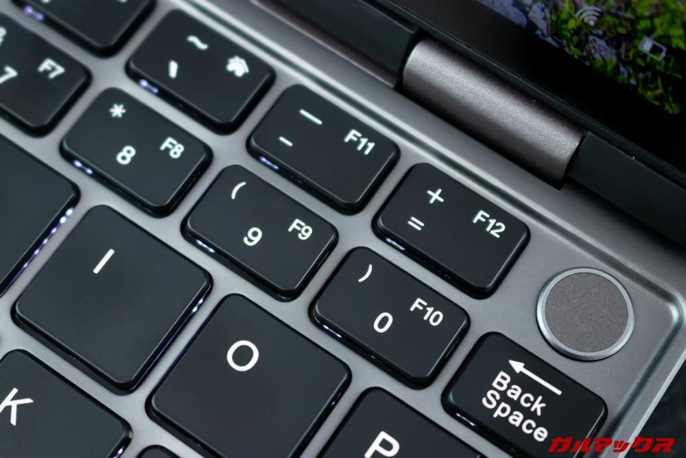 MiniBookのキー配置は特殊