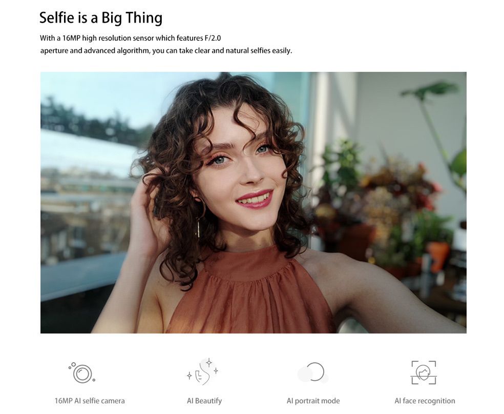 OUKITEL Y4800はインカメラもAI対応