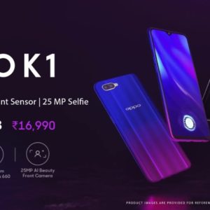 OPPO K1/メモリ4GB版（Snapdragon 660）の実機AnTuTuベンチマークスコア