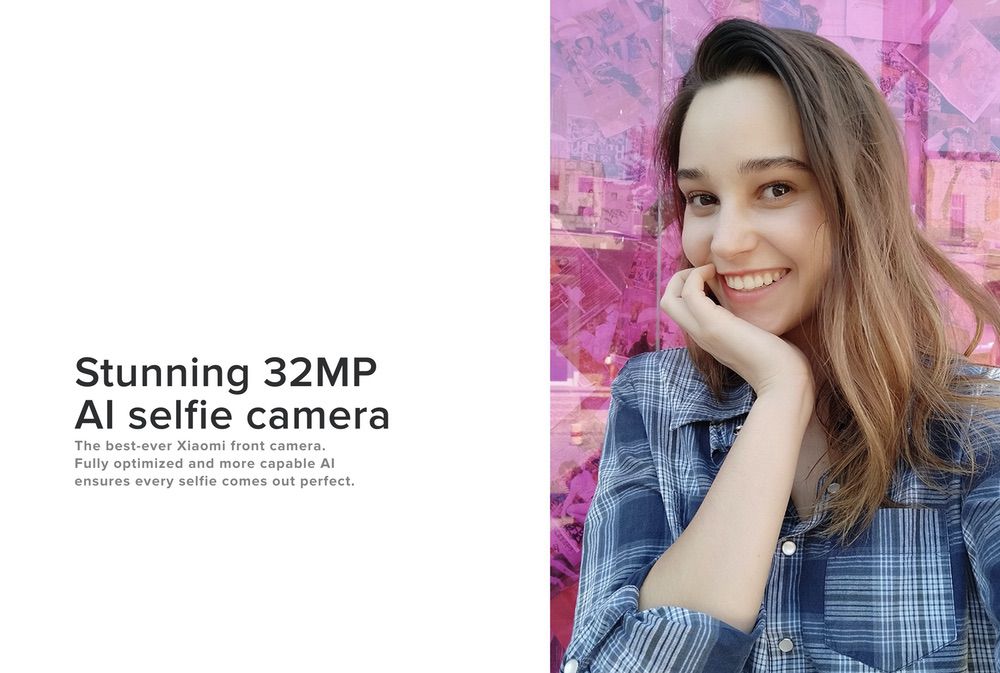 Xiaomi Mi A3はインカメラも3200万画素を採用しています。