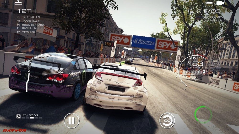 iPod touch（第7世代）でGRID:Autosportをやってみました。