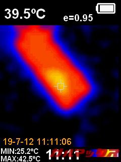 MINIX NEOの温度は40度前後