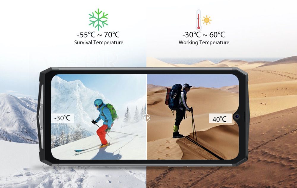 Blackview BV9100は過酷な状況でも動くことが特徴。防水防塵性能も現時点で最高等級。