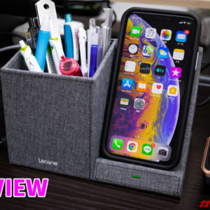 Leconeのワイヤレス充電器付きペン立てが良さげなので試しに買ったら当たりだった！