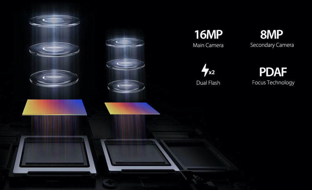 Ulefone T2はデュアルカメラを搭載