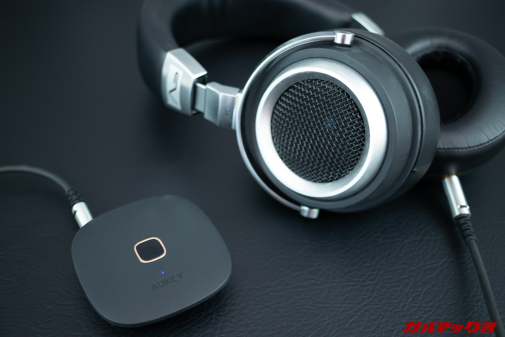 BT-C6はレシーバーモードでお気に入りの有線ヘッドホンをワイヤレス化できる。