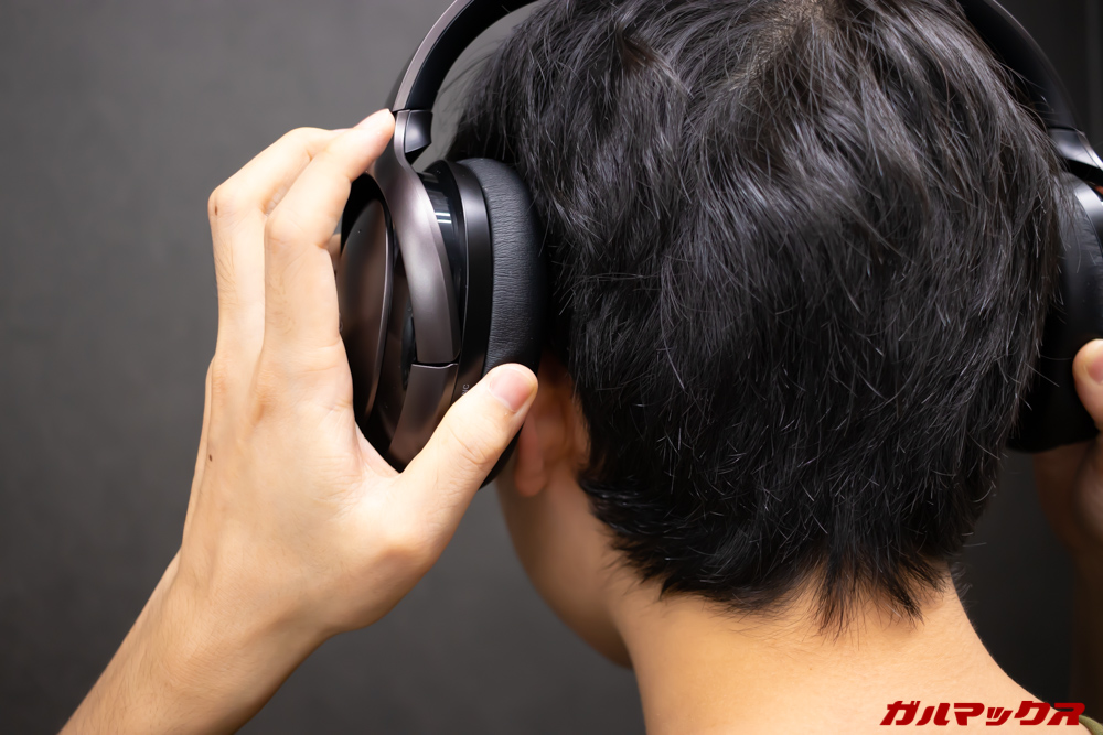 Mu6は長時間の装着でも耳が痛くなることは無かった。