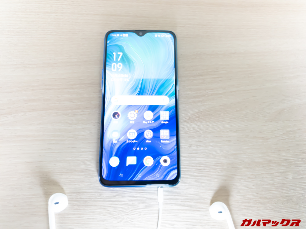OPPO Reno Aはイヤホンジャック搭載