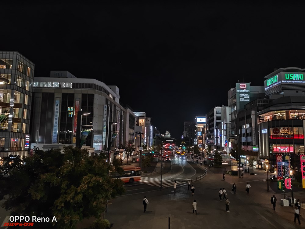 OPPO Reno A 夜景