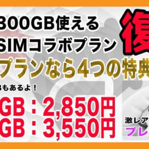 モナWiFi × ガルマックス最新コラボ発動！裏モナSIMも新料金で復活！【特典多数】