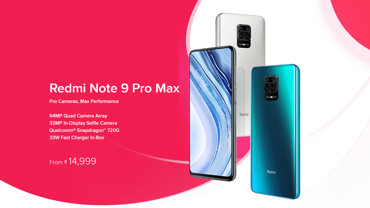 Redmi Note 9 Pro Max