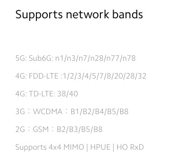 Xiaomi Mi10 Pro バンド