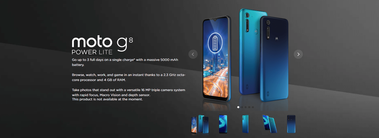 Moto G8 Power Lite
