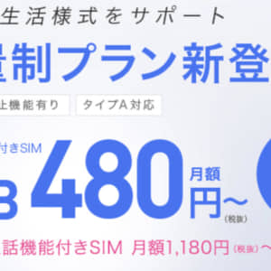 IIJmioがau回線のデータ従量プランを提供。2GB以降は1GBあたり220円と低価格