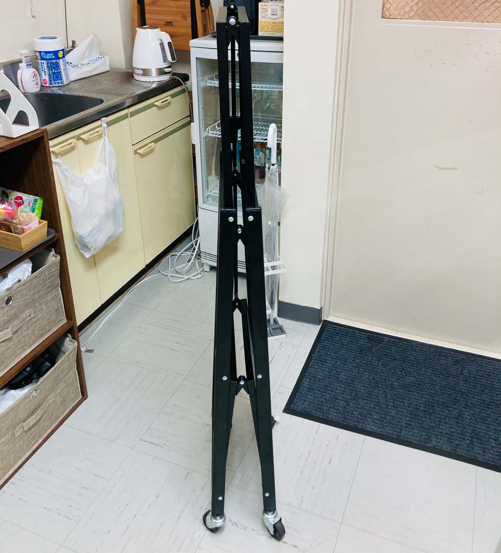 折りたたみ式キャスター付きラック 3段