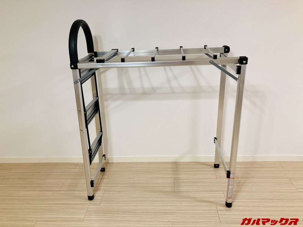 多機能折りたたみはしご踏み台乾燥ラック付