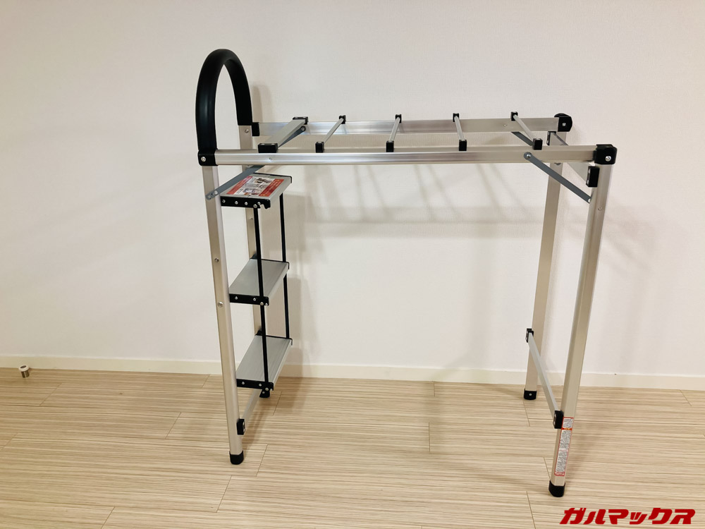 多機能折りたたみはしご踏み台乾燥ラック付
