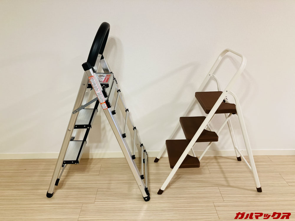 3段脚立の中では大きめ