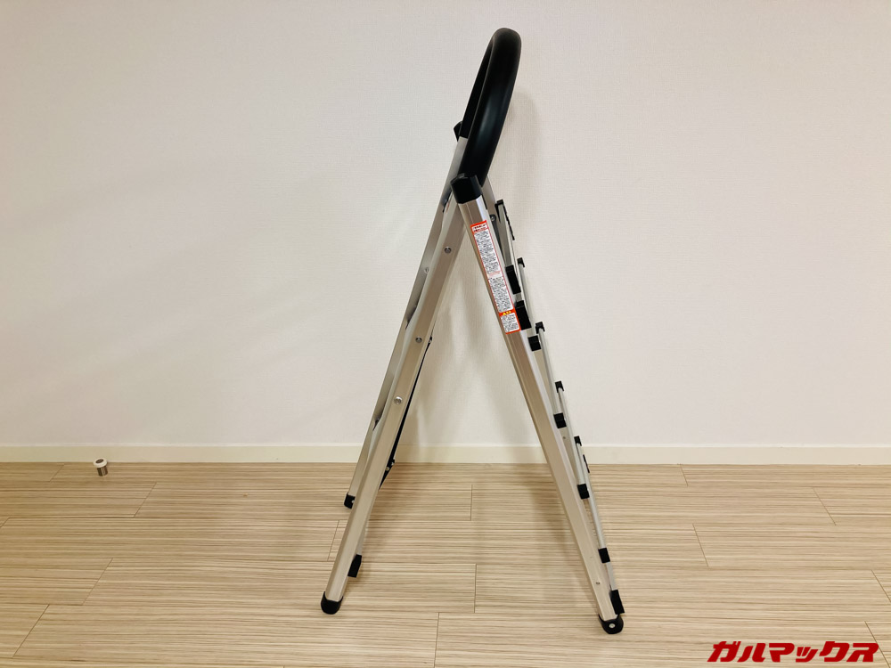 多機能折りたたみはしご踏み台乾燥ラック付