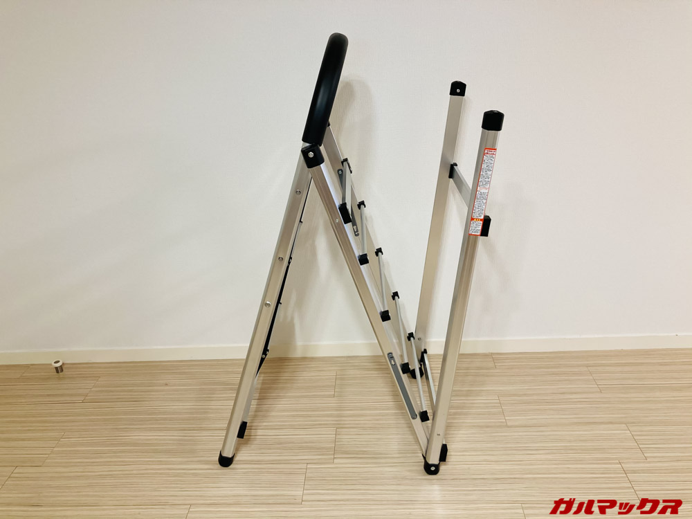 多機能折りたたみはしご踏み台乾燥ラック付