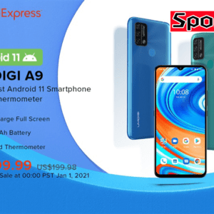 UMIDIGI A9登場！Android 11と赤外線温度計を搭載した格安スマホ！発売日は2020年12月頃