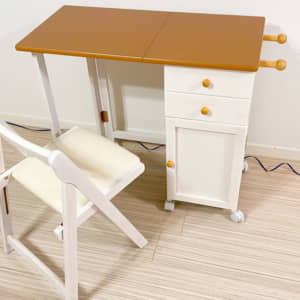 テレワーク用にオススメ！「収納付き折り畳みデスク」が機能的で良かった！